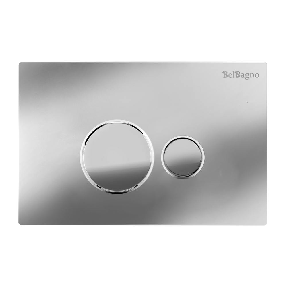 Кнопка смыва BelBagno, хром, BB081CR