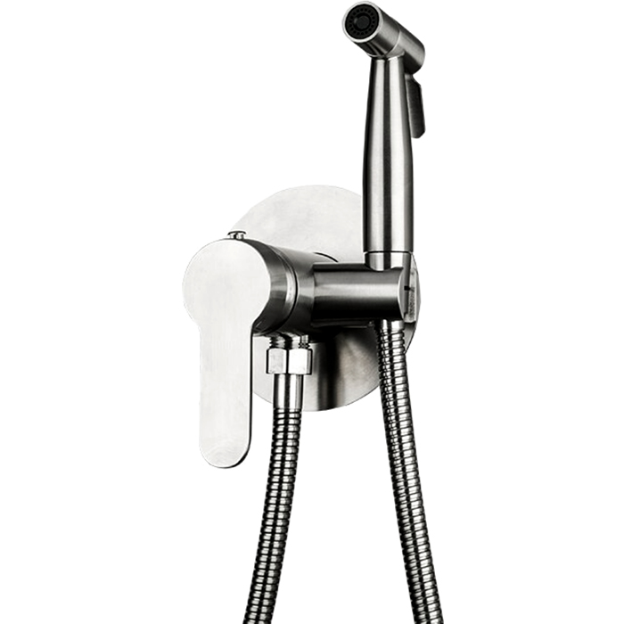 Смеситель с гигиеническим душем Gappo G99-30, сатин, G7299-3...