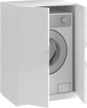 Шкаф для стиральной машины De Aqua Форма, 56.5 см, белый, 00185077