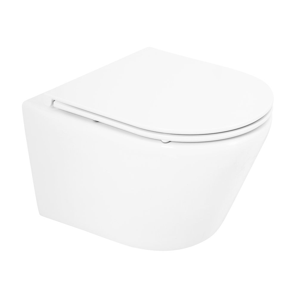 Чаша унитаза BelBagno Tre с сиденьем, подвесной, BB8001CHR/S...