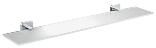 Стеклянная полка для ванной WONZON &amp; WOGHAND STILL, Хром (WW-6627)