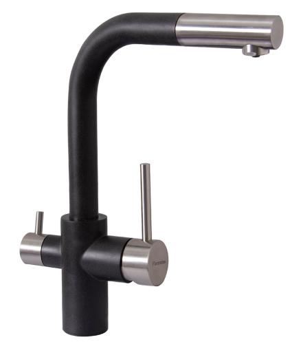 Смеситель для кухни с подключением фильтра Florentina Кристалл FL, поворотный