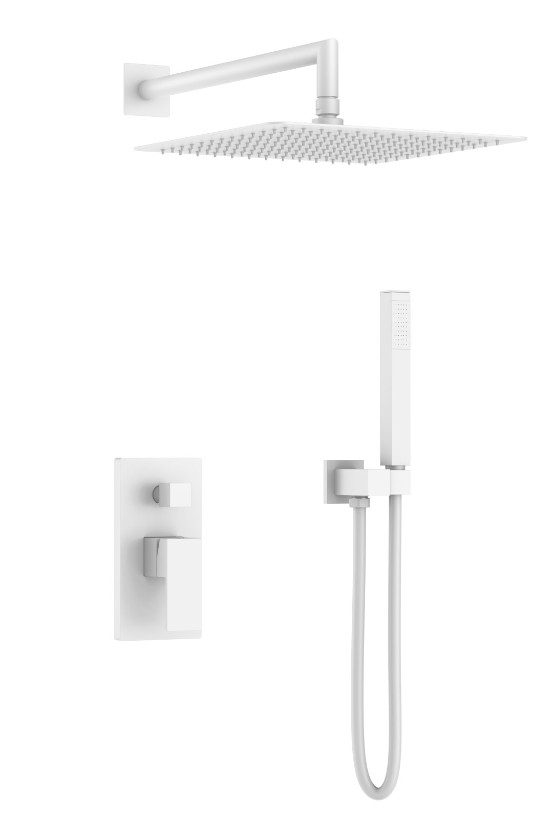Встраиваемая душевая система Boheme Qubic, белый, 474-3-MW...
