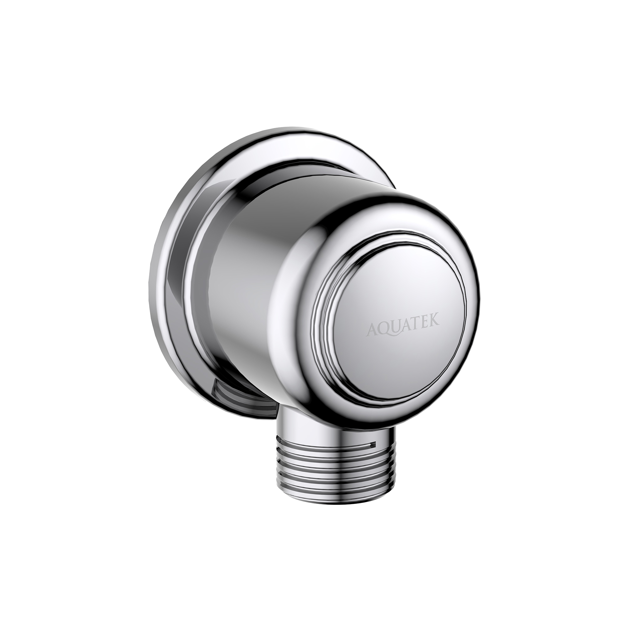 Шланговое подсоединение Aquatek Классик, хром, AQ2461CR