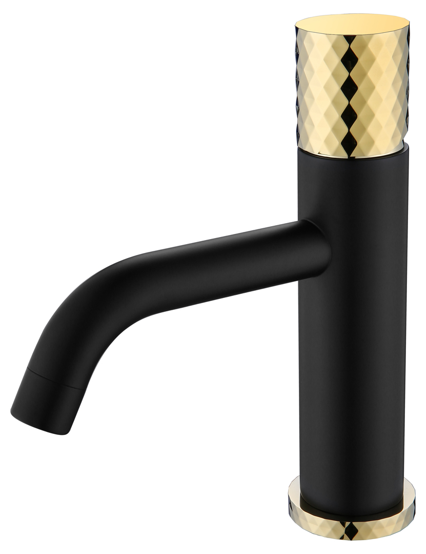 Смеситель для раковины Boheme Stick, черный, 121-BG...