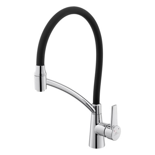 Смеситель для кухни для кухни Hot and Cold поворотный, 102.008 Black