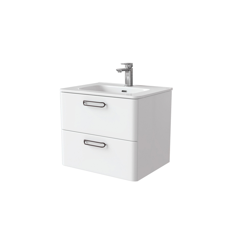 Тумба с раковиной IDDIS Brick BRI60W0i95K Белый...