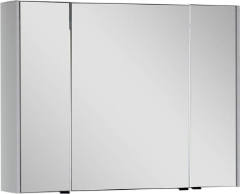 Шкаф с зеркалом Aquanet Латина, 100 см, белый, 00179636