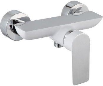 Смеситель для душа Aquanet Arctic, белый / хром, AF520-30СW