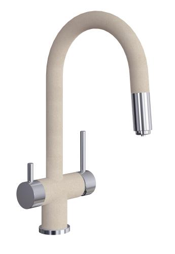 Смеситель для кухни с подключением фильтра Florentina Маэстро, u-образный