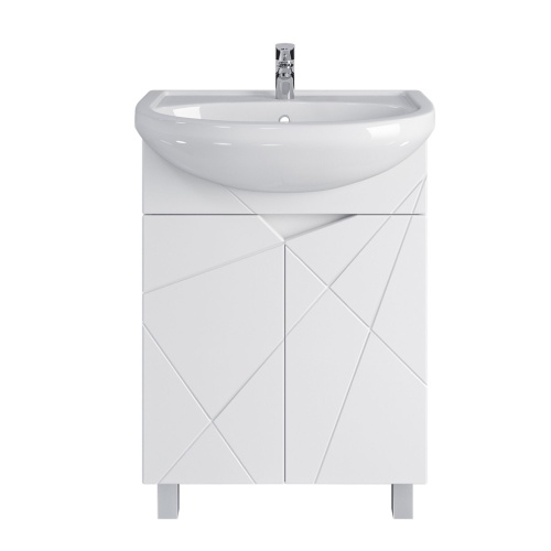 Тумба с раковиной Sanstar Каскад, 60 см, 338.1-1.4.1.КУЮТ