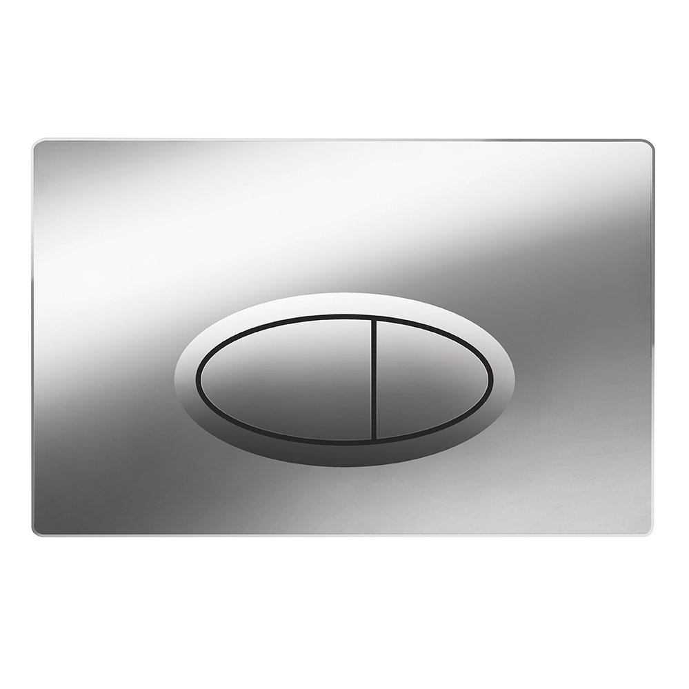 Кнопка смыва BelBagno, хром, BB051CR