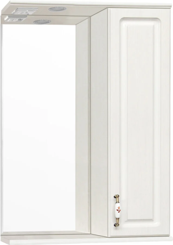 Шкаф с зеркалом Style Line Олеандр-2, 55 см, ЛС-00000201...