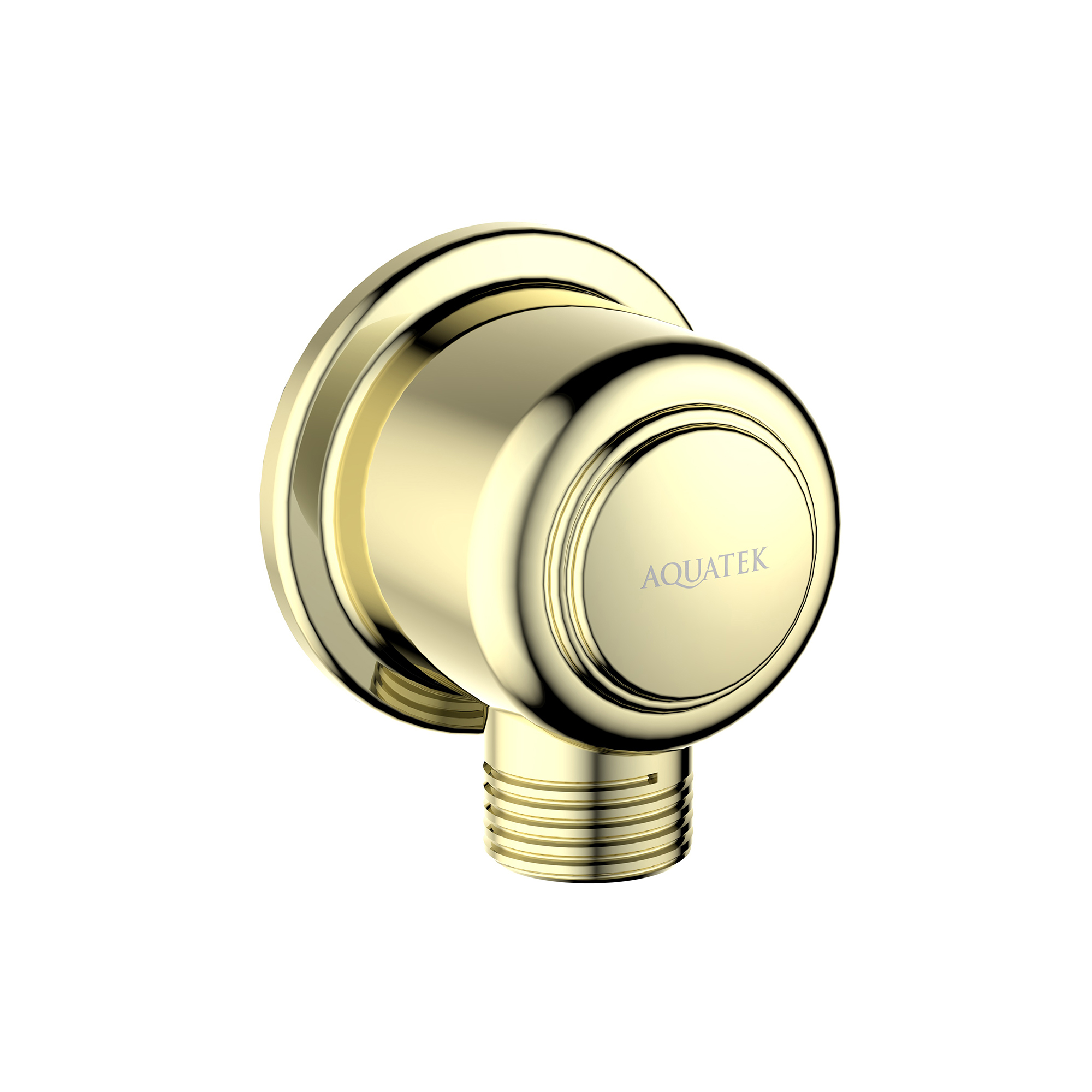 Шланговое подсоединение Aquatek Классик, золото, AQ2461PG