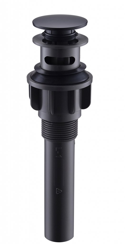 Донный клапан BelBagno, черный матовый, BB-PCU-03-NERO