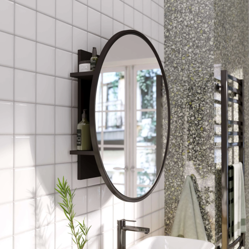 Зеркало в ванную 1Marka Grunge Loft, 80 см, Ц0000033033