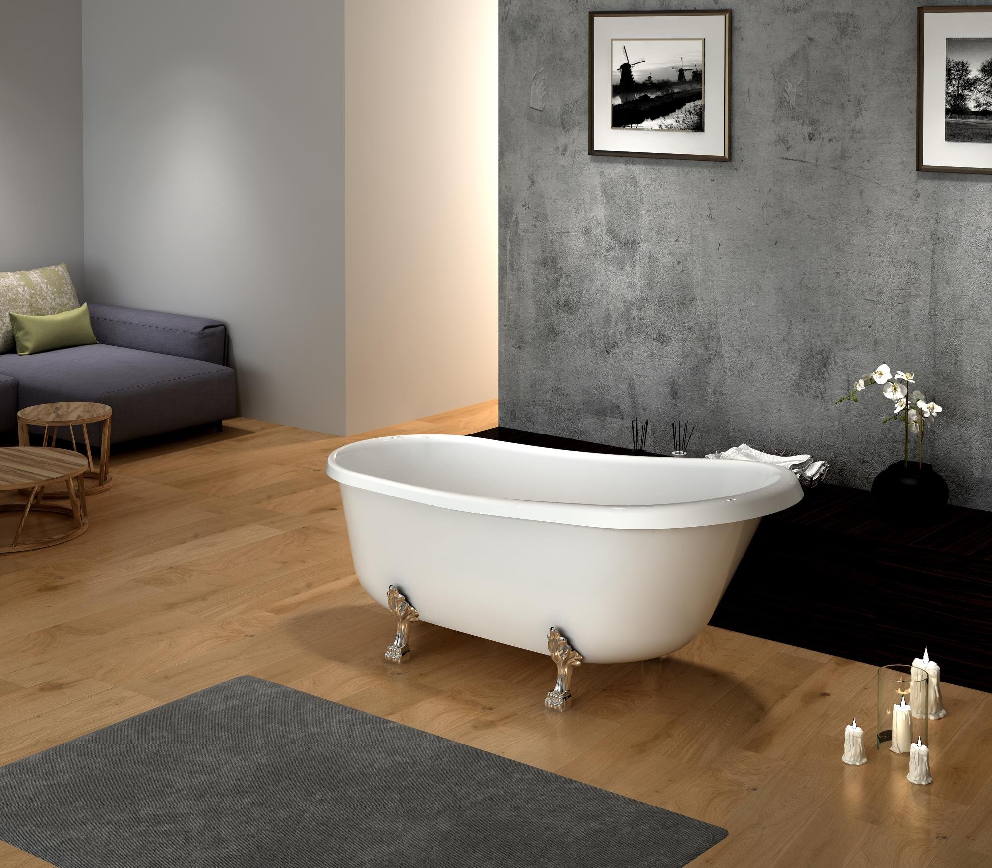 Ванна BelBagno, 170x80, BB04