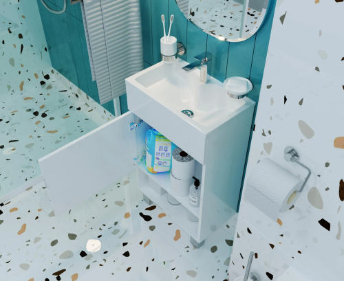 Тумба 1Marka July У85932 Белый