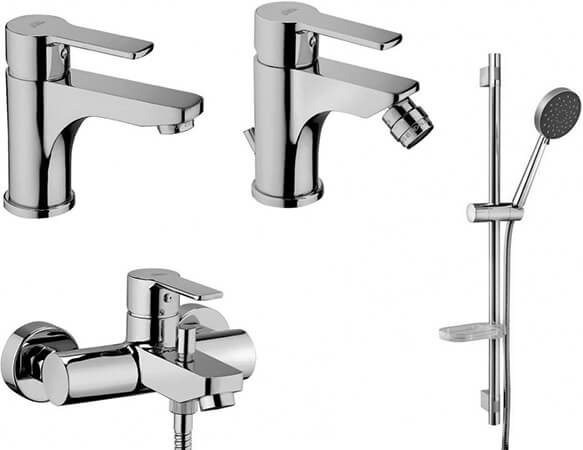 Наборы смесителей для ванной и душа