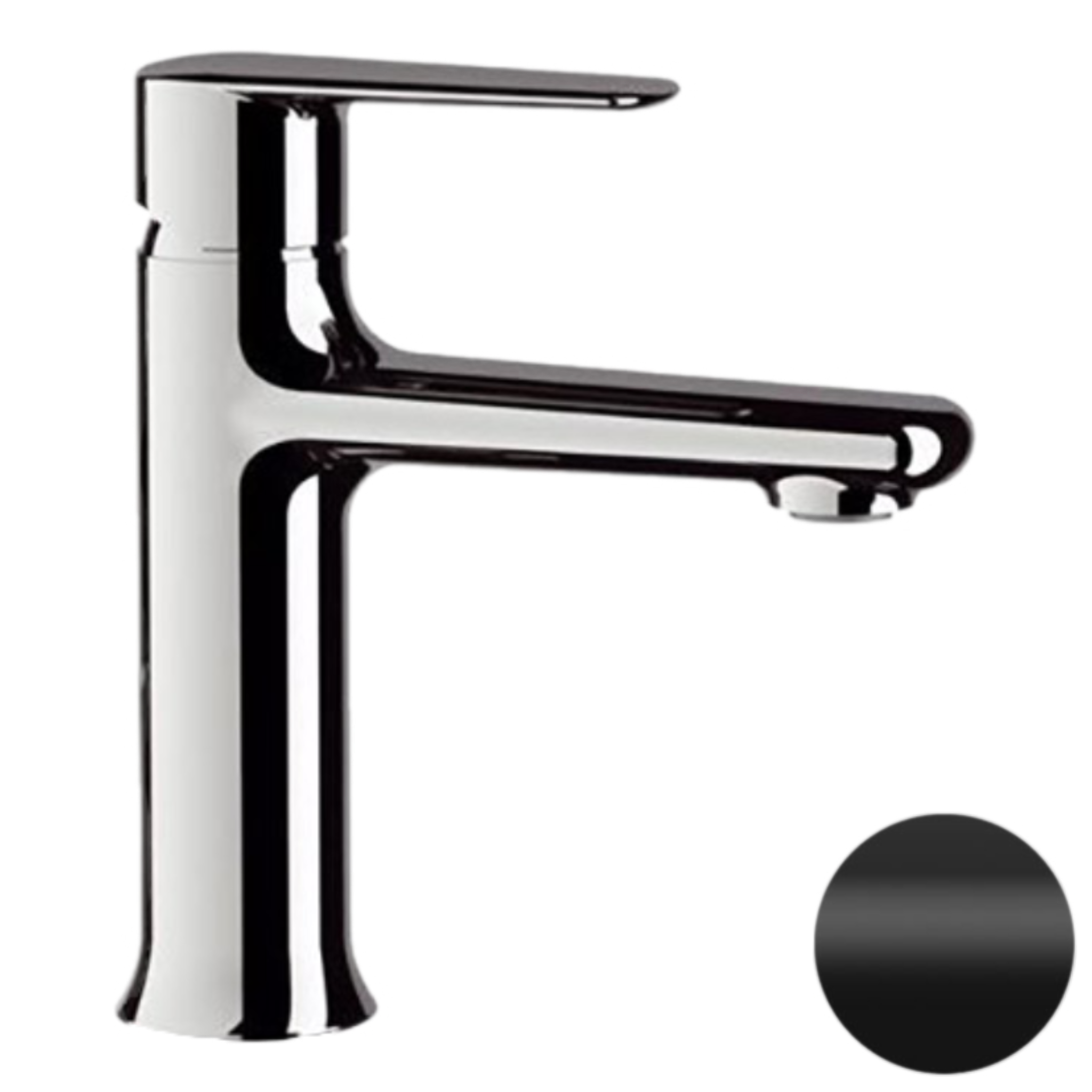 Смеситель для раковины Remer Rubinetterie Vanity V12NO, черн...