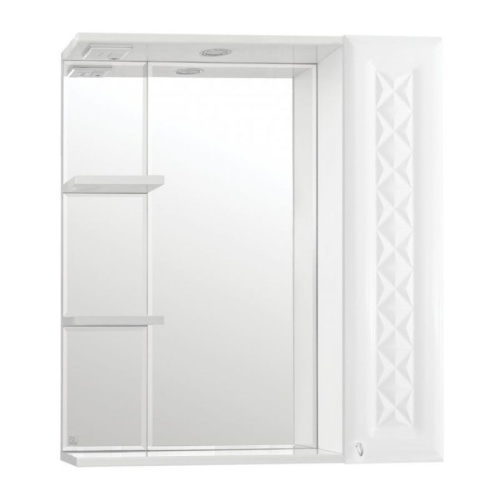 Шкаф с зеркалом Style Line Канна, 75 см, ЛС-00000295...