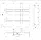 Полотенцесушитель водяной Secado Понтида 4, 60x50, черный матовый, нижнее подключение, 4673739227725 - изображение 2