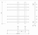 Полотенцесушитель водяной Secado Турин 3, 60x50, черный матовый, нижнее подключение, 4673739229828 - изображение 2