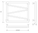 Полотенцесушитель водяной Secado Мирано, 60x50, белый матовый, нижнее подключение, 4673739202418 - изображение 2