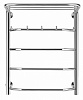 Полотенцесушитель электрический Secado Агата 1 КСП 60x50