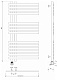 Полотенцесушитель электрический Secado Коредо, 80x60, черный матовый, подключение слева, 4673739253724 - изображение 3