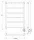 Полотенцесушитель электрический Secado Корсико 1 К, 80x40, черный матовый, подключение слева, 4603777472948 - изображение 4