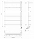 Полотенцесушитель электрический Secado Мерида 1 КСП, 80x50, хром, подключение слева, 4603759402819 - изображение 4