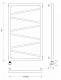 Полотенцесушитель электрический Secado Мирано, 100x50, черный матовый, подключение слева, 4603777441449 - изображение 3