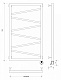 Полотенцесушитель электрический Secado Мирано, 100x50, черный матовый, подключение слева, 4603777441449 - изображение 4