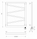 Полотенцесушитель электрический Secado Мирано, 80x50, черный матовый, подключение слева, 4603777441388 - изображение 4