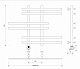 Полотенцесушитель электрический Secado Понтида 6, 60x50, хром, подключение слева, 4603759406756 - изображение 3