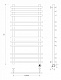 Полотенцесушитель электрический Secado Понтида плюс, 100x50, хром, подключение слева, 4603777457785 - изображение 4