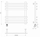 Полотенцесушитель электрический Secado Понтида плюс, 60x50, хром, подключение слева, 4603777457709 - изображение 3