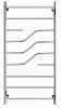 Полотенцесушитель электрический Secado Риволи 100x50