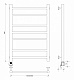Полотенцесушитель электрический Secado Триада 2, 80x40, хром, подключение слева, 4603777449032 - изображение 3