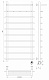 Полотенцесушитель электрический Secado Турин 1 КСП, 120x40, хром, подключение слева, 4603777455460 - изображение 6