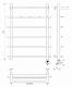 Полотенцесушитель электрический Secado Турин 1 КСП, 80x50, хром, подключение слева, 4603759404097 - изображение 6
