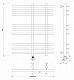Полотенцесушитель электрический Secado Турин 3, 80x60, хром, подключение слева, 4603777455668 - изображение 4