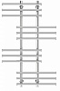 Полотенцесушитель электрический Secado Турин 5 120x50