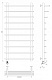 Полотенцесушитель электрический Secado Турин 6, 120x40, хром, подключение слева, 4603777456207 - изображение 4