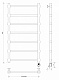 Полотенцесушитель электрический Secado Флоренция 2 100x40 - изображение 3