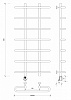 Полотенцесушитель электрический Secado Венеция 1 100x50