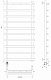 Полотенцесушитель электрический Secado Понтида 1 К, 120x50, черный матовый, подключение слева, 4673739239445 - изображение 2