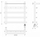 Полотенцесушитель электрический Secado Понтида 1 КСП, 60x50, черный матовый, подключение слева, 4673739239834 - изображение 3