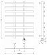 Полотенцесушитель электрический Secado Понтида 4, 80x60, черный матовый, подключение слева, 4673739240472 - изображение 3